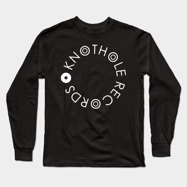 Knothole Records (White Text) Long Sleeve T-Shirt by JamieAlimorad